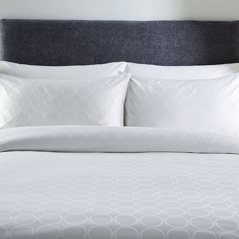 T250 Longo algodão básico Circular Circular Jacquard Hotel Folhas de cama