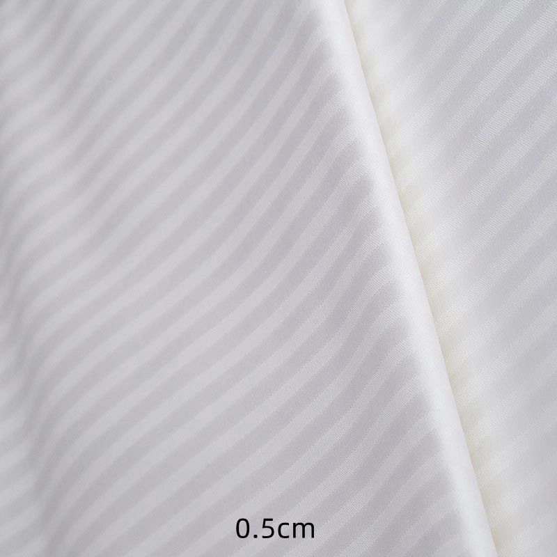 100 algodão branco Sateen listrado 250T Hotel Têxtil