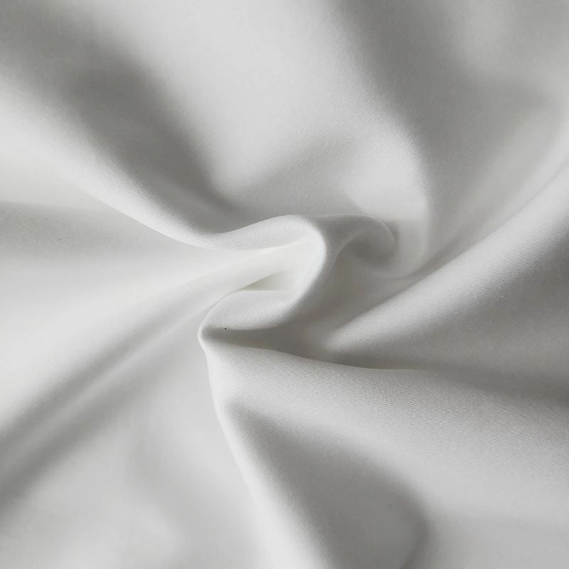Algodão penteado 60s 300t Fabric -linho de hotel branco 300t