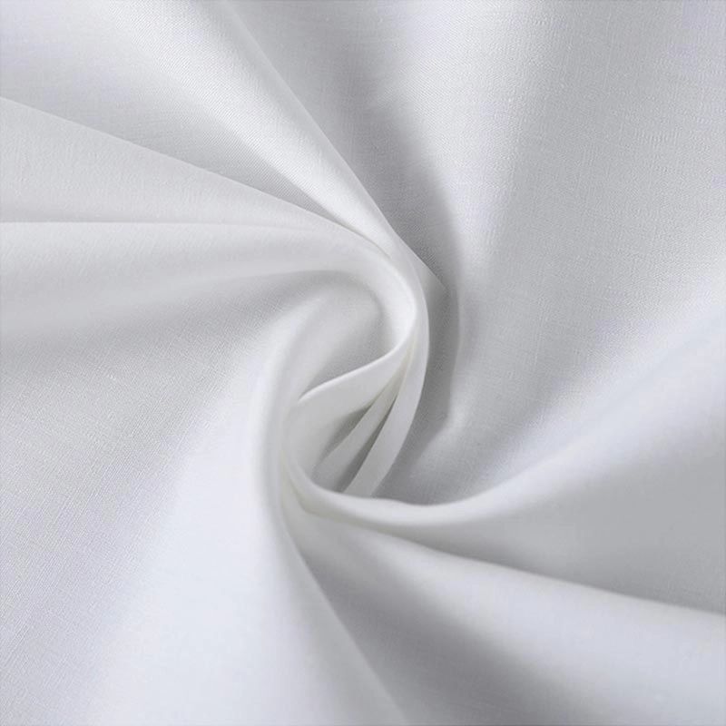 Puro White 233TC Percale Plain Hotel Cotton Fellow Fabric