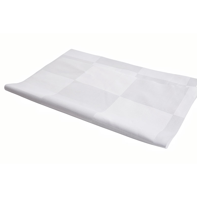 Jacquard 9cm quadrados de tecido de algodão para roupas de cama de hotel