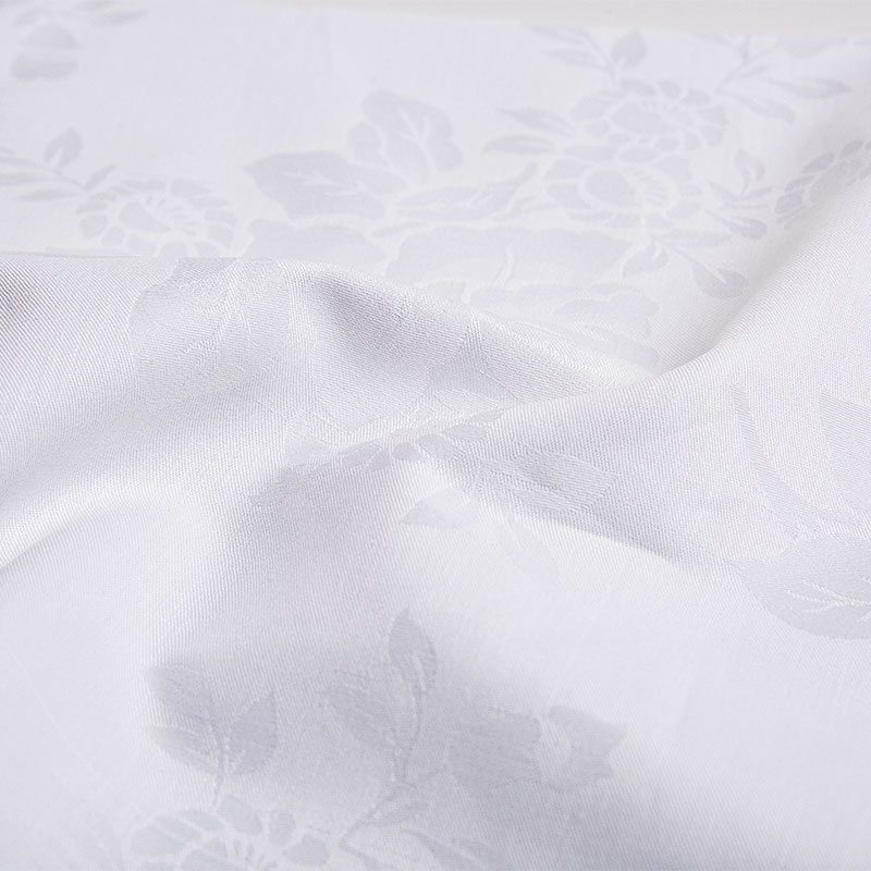Algodão Sateen Jacquard Tecido Hoteling Ficha